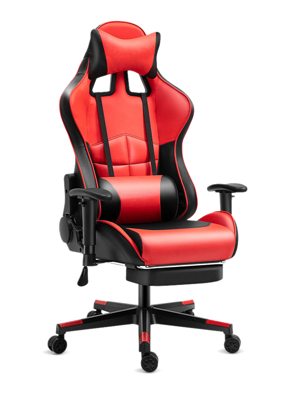 Ergonomická počítačová židle v závodním stylu Otočná kancelářská židle Herní židle s vysokým opěradlem 