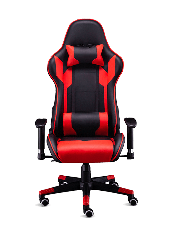 Moderní kancelářské Silla Gamers Černá a červená luxusní kožená herní židle 