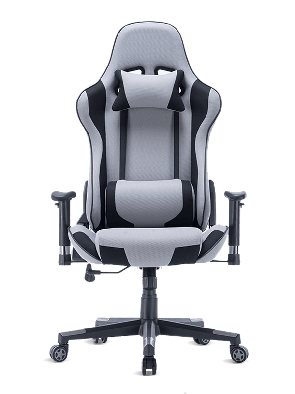 Kancelářské otočné herní závodní látkové otočné 165° ergonomické křeslo pro dospělé 